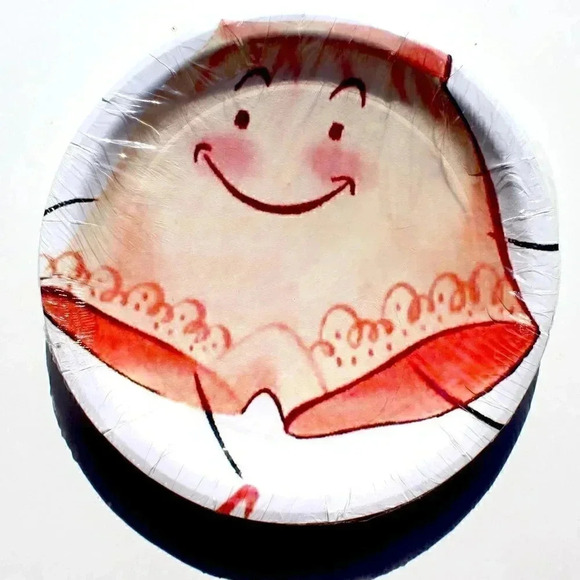 Funny Dancing Underpants - 8 Pack - Vintage Inspired Decor PARTY Paper Plates - Picture 1 of 1